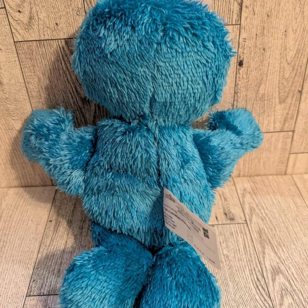 Hasbro Blue Furry Monster Plush Sesame St  Talks - Picture 3 of 5